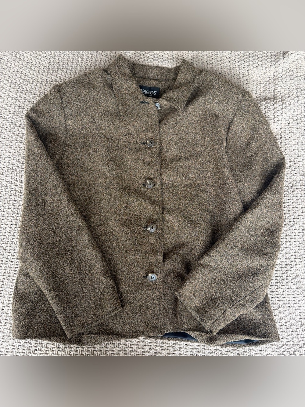 Vintage 90s Brown & Black Light Jacket
